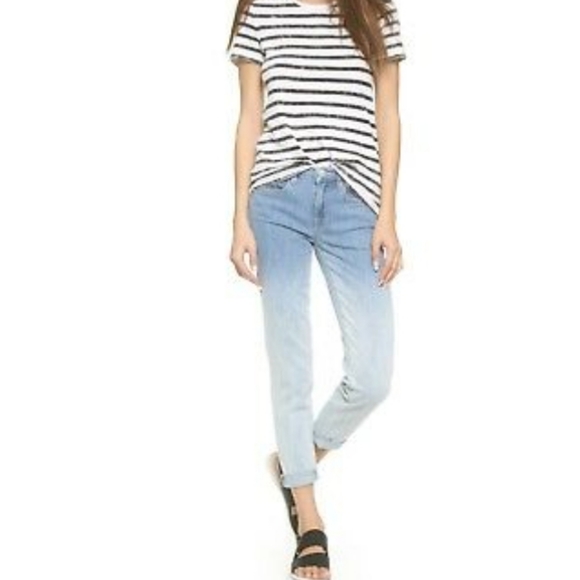 Vince Mason relaxed rolled Ombre skinny Jeans size 26 - Picture 6 of 14